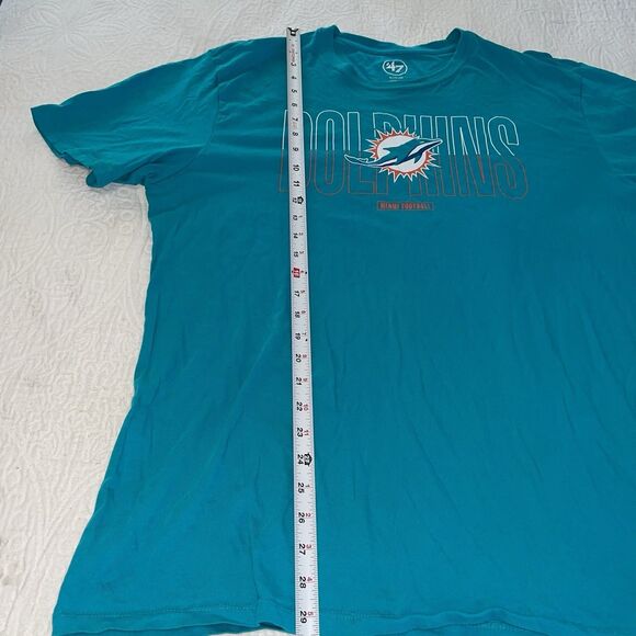 '47 Brand Miami Dolphins Teal Size XL Men's Shirt Sleeve T-shirt - Picture 8 of 8